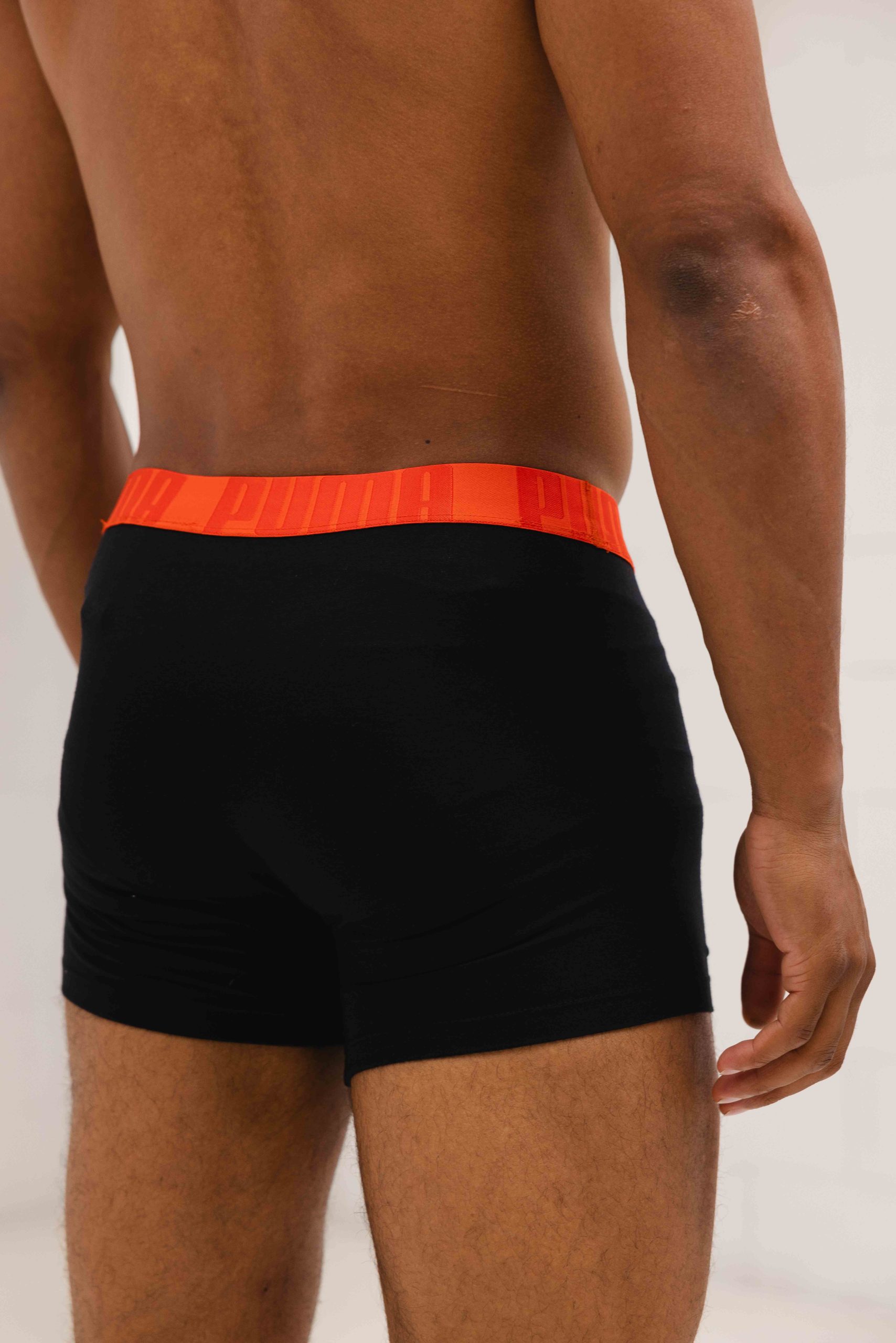 Puma Terrace Print Boxershort 4-Pack Heren Zwart/Rood