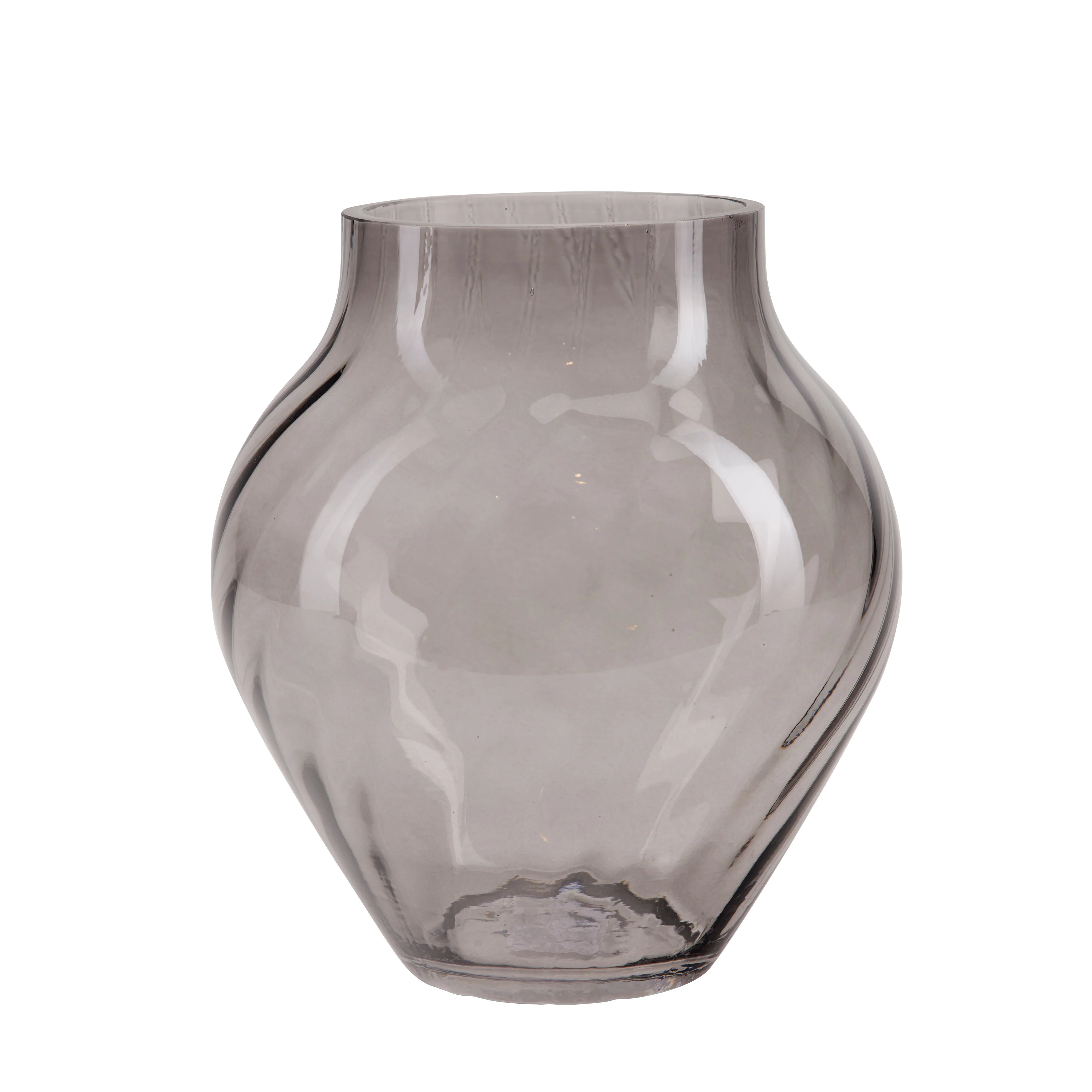 Bahne Interior  Round shape glasvase - Smoke