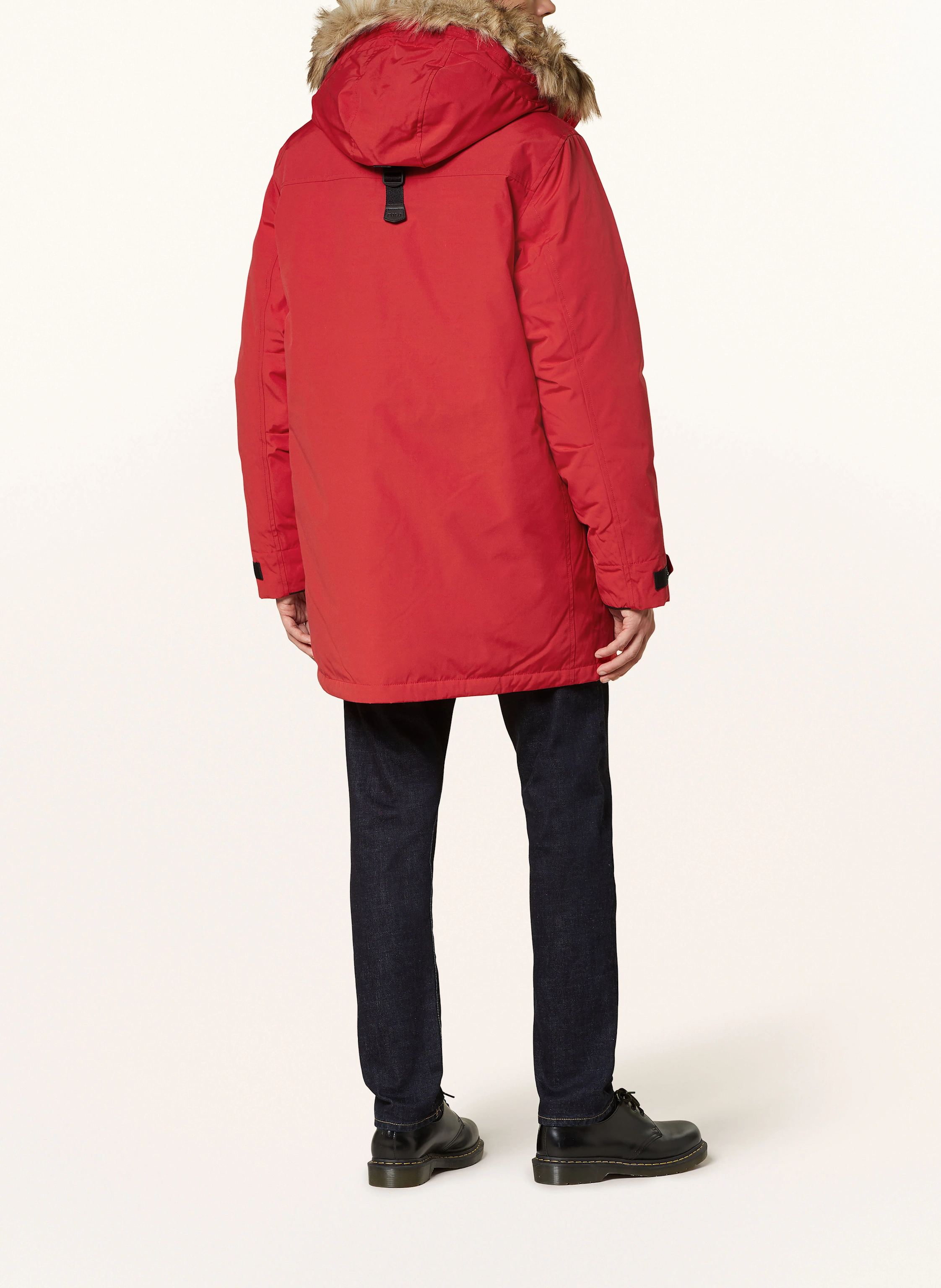 POLO RALPH LAUREN Daunenparka mit abnehmbarem Kunstpelz