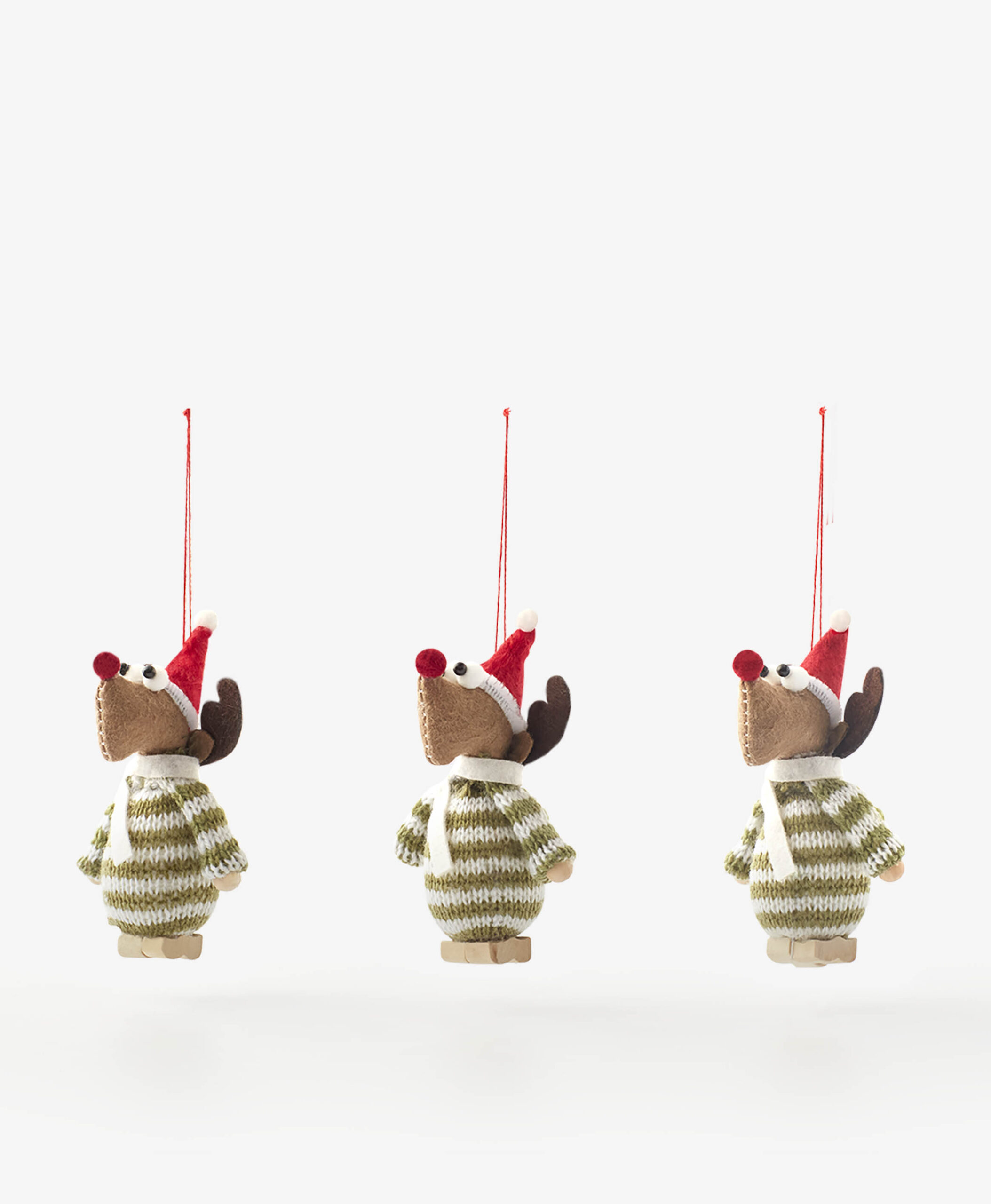 Weihnachtsbaum-Ornamente, 3er-Pack