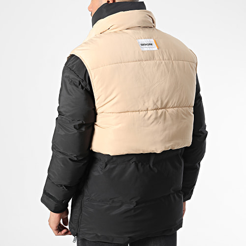 Doudoune M23345MOW Noir Beige