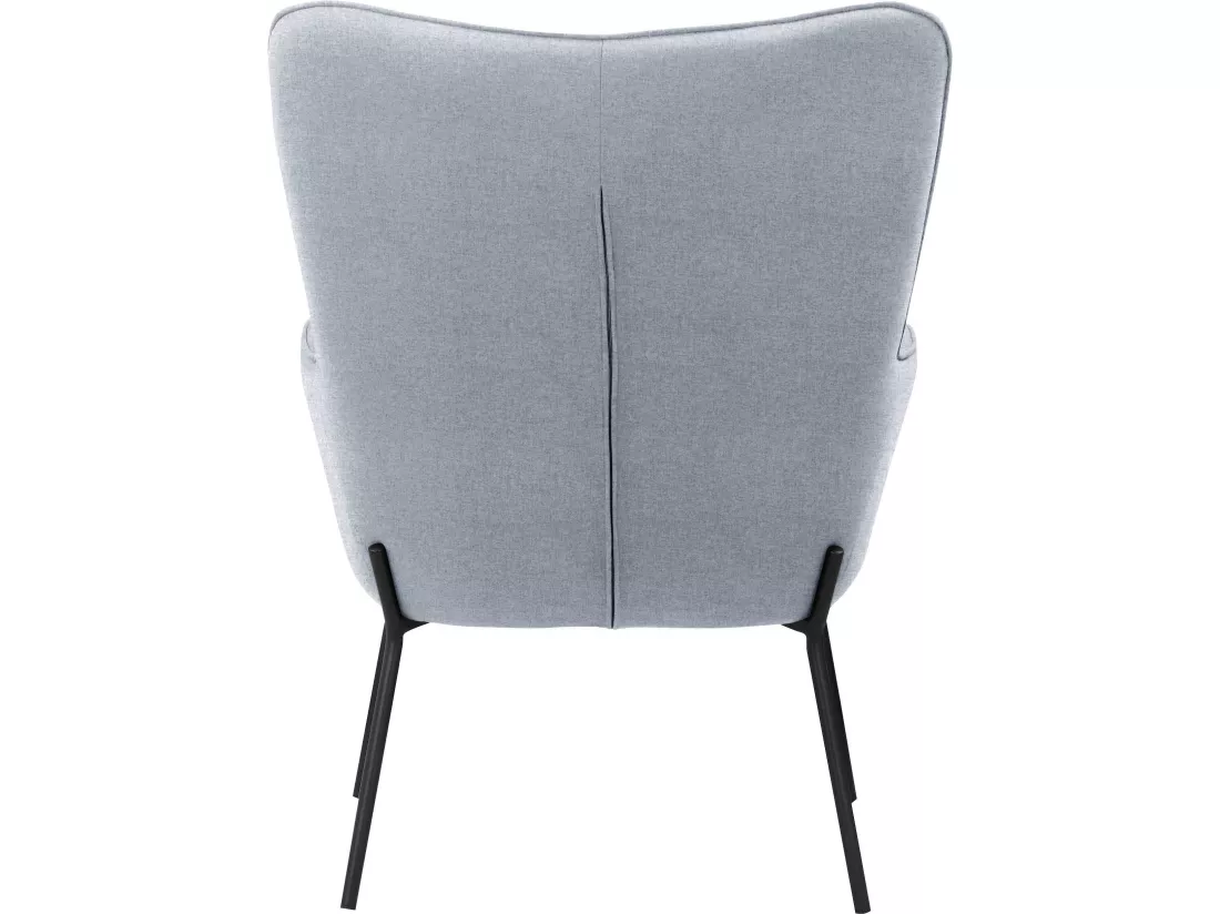 Fauteuil Boris Gris Clair Flavio