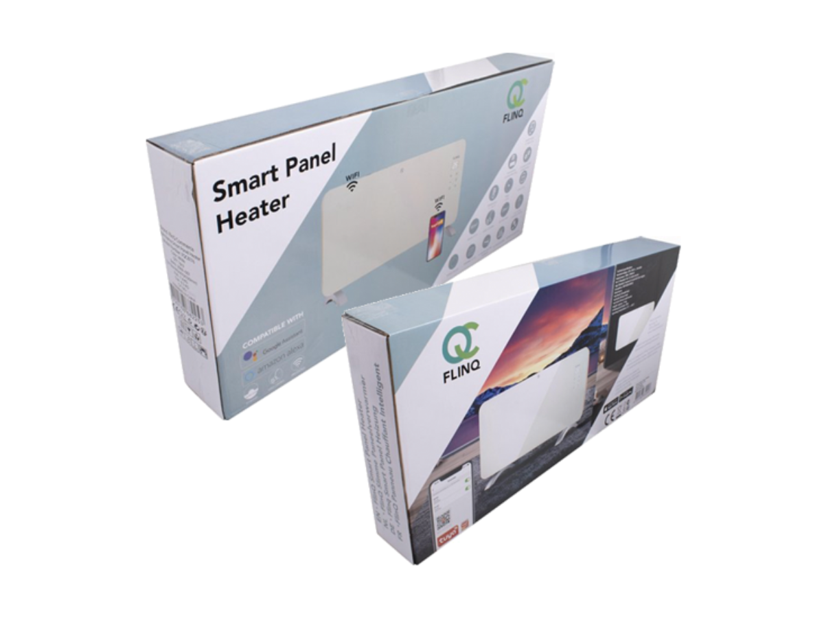 FlinQ 2000 watt elektrische converctor kachel - White
