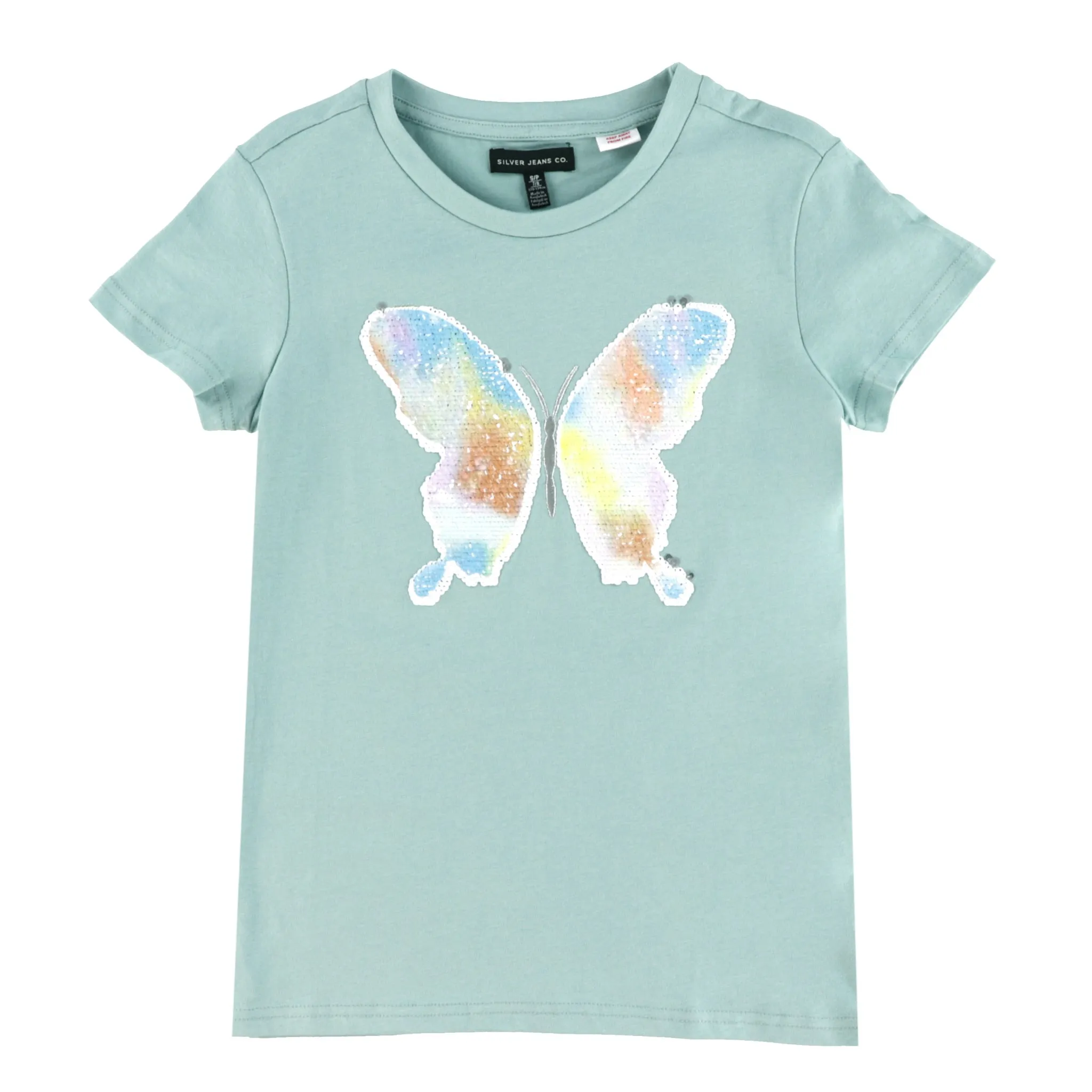 Silver Jeans T-Shirt Papillons 7-16ans