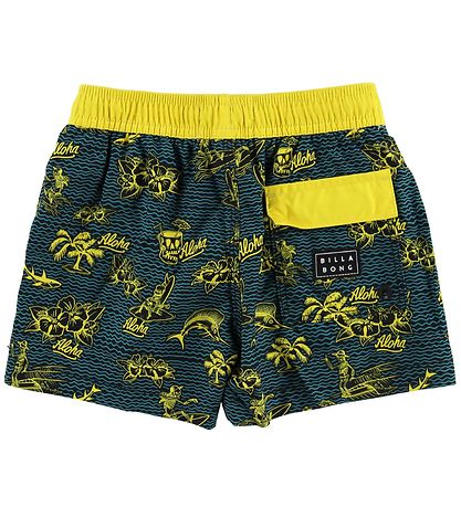 Billabong Badeshorts - Adventure Island - Schwarz/Gelb