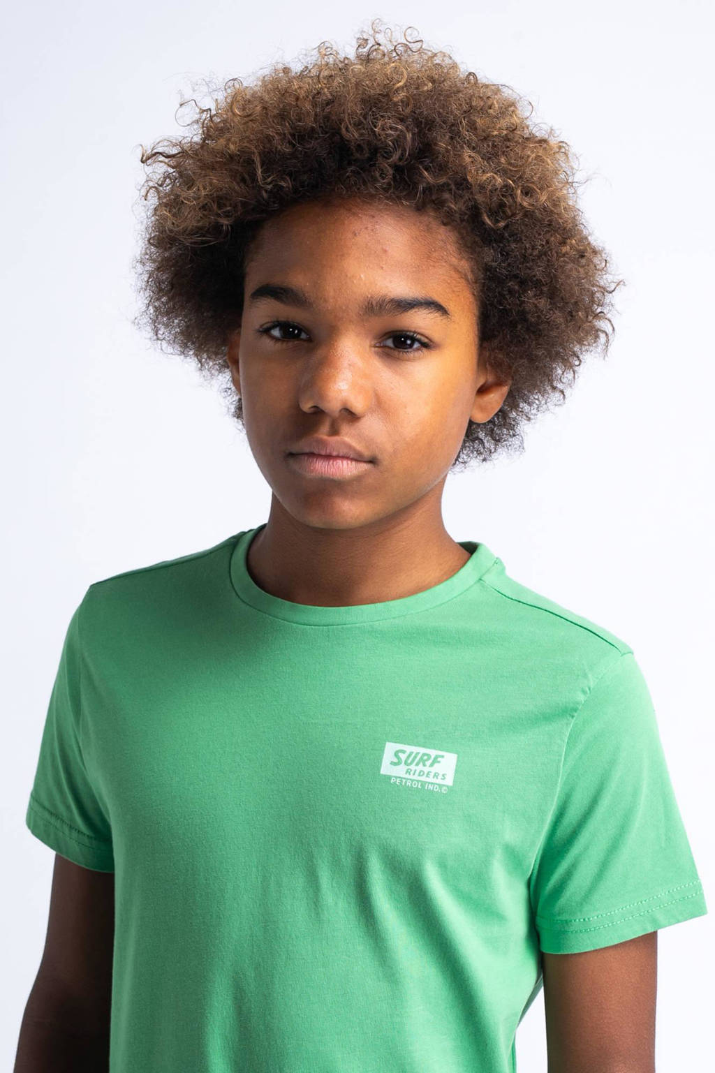 Petrol Industries T-shirt appeltjesgroen