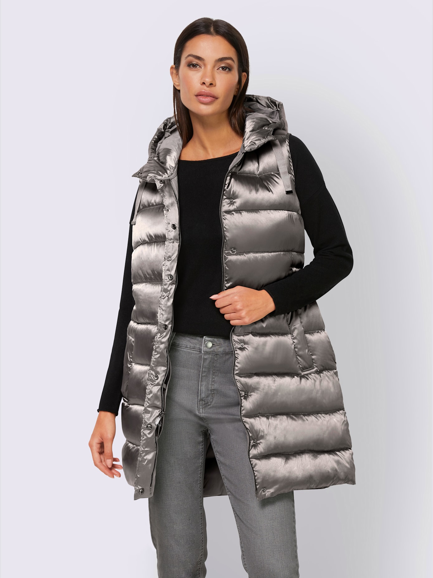 Gilet matelassé capuche tendance