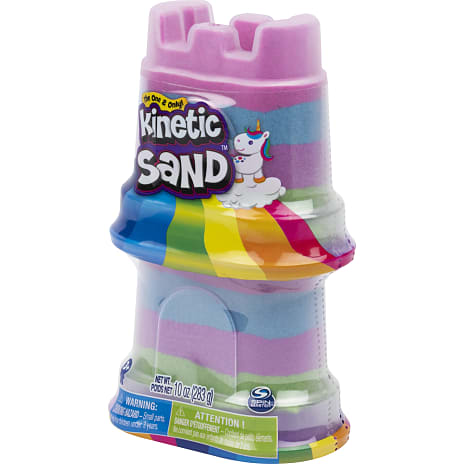 Kinetic Sand - regnbue enhjørning slot
