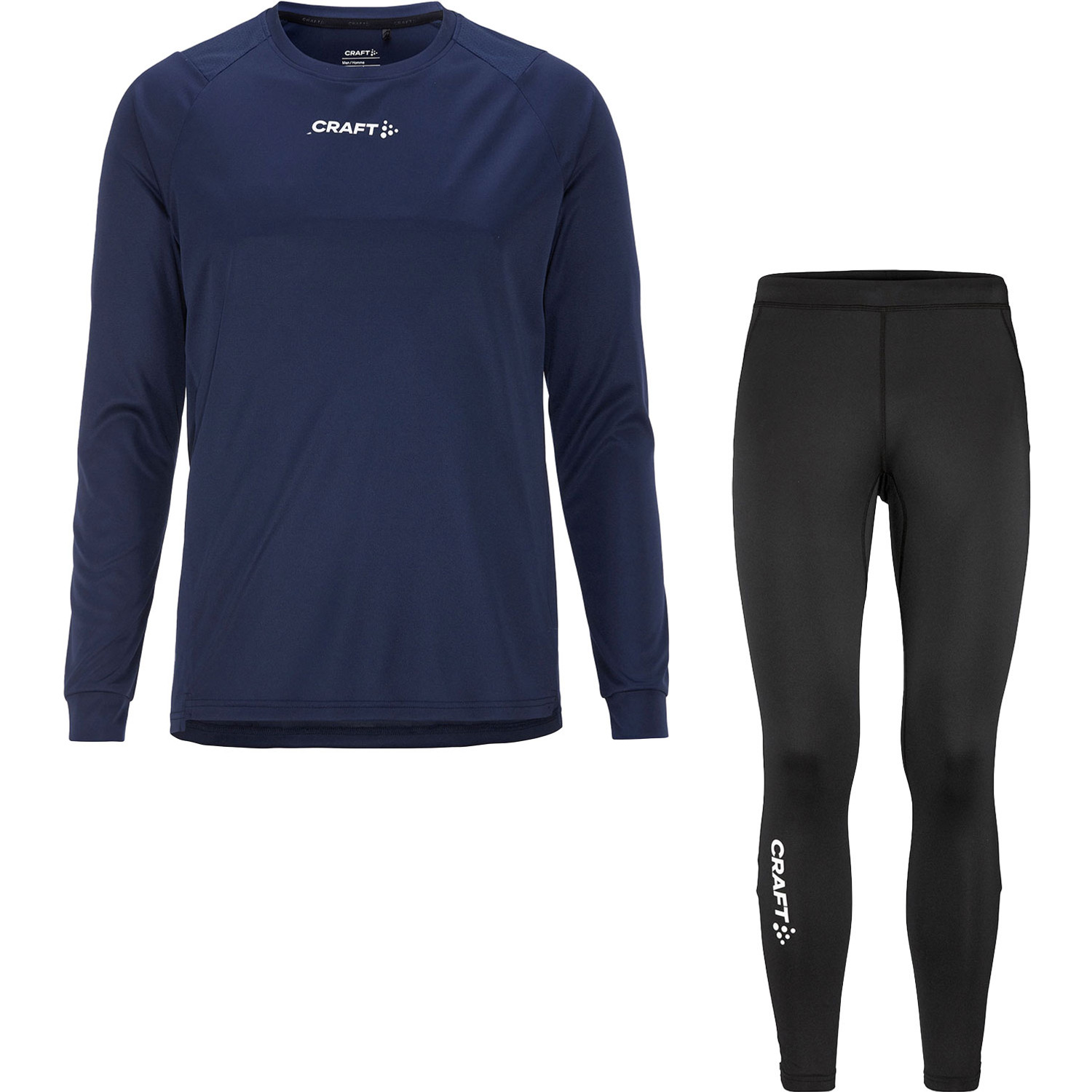 Craft Longsleeve Legging Zip Set Heren