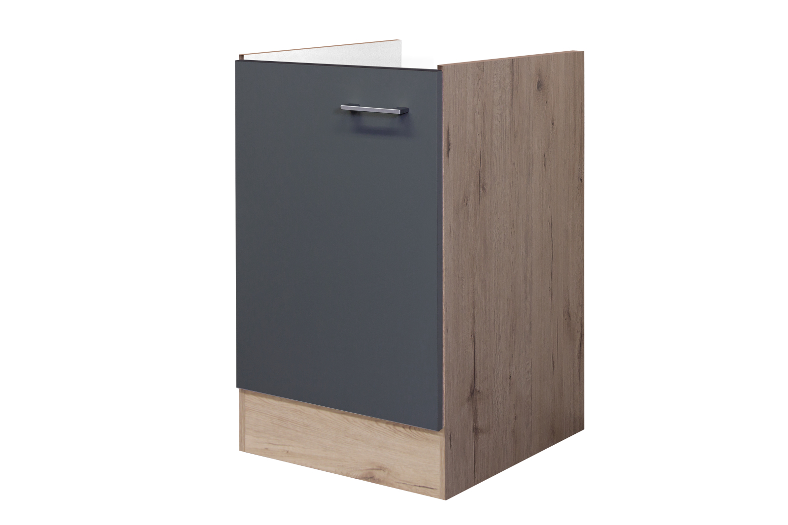 Spülenunterschrank MORENA - San Remo Eiche - Basaltgrau matt
