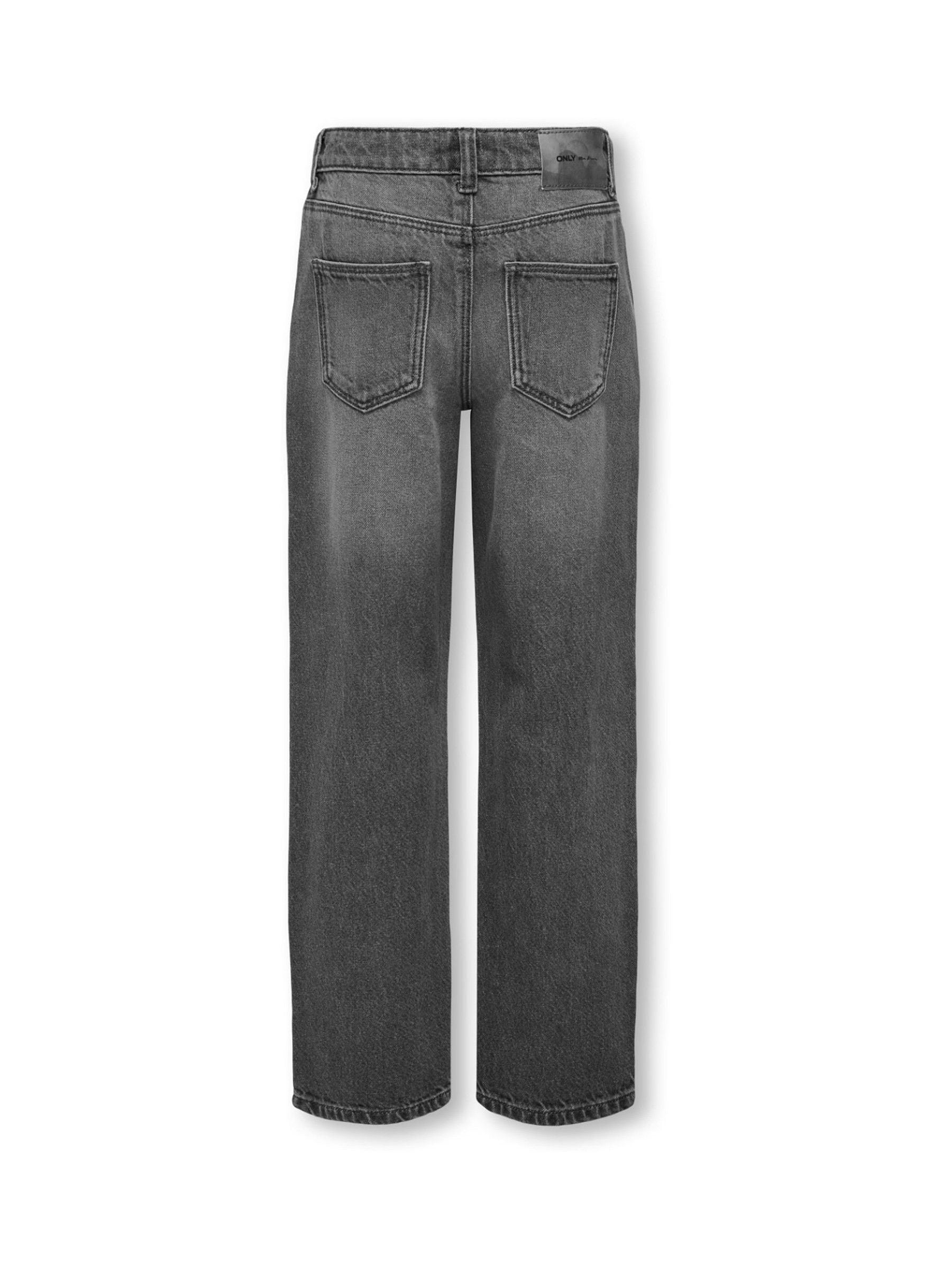 ONLY KIDS Grey Straight Fit Jeans