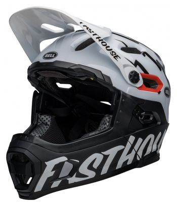 Casque avec Mentonnière Amovible Bell Super DH Mips Blanc Noir