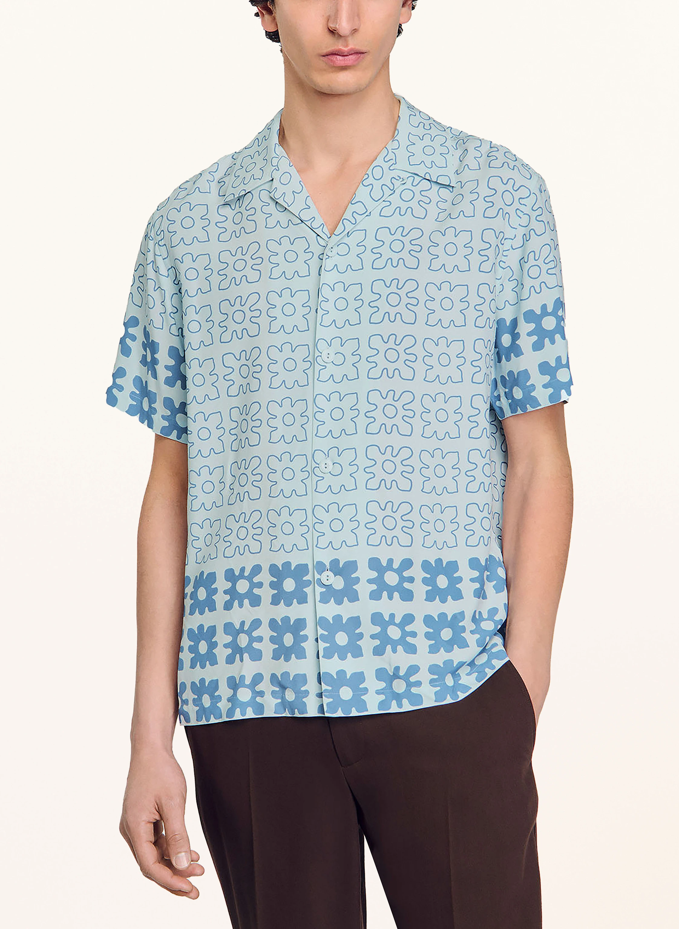 SANDRO Resorthemd Regular Fit