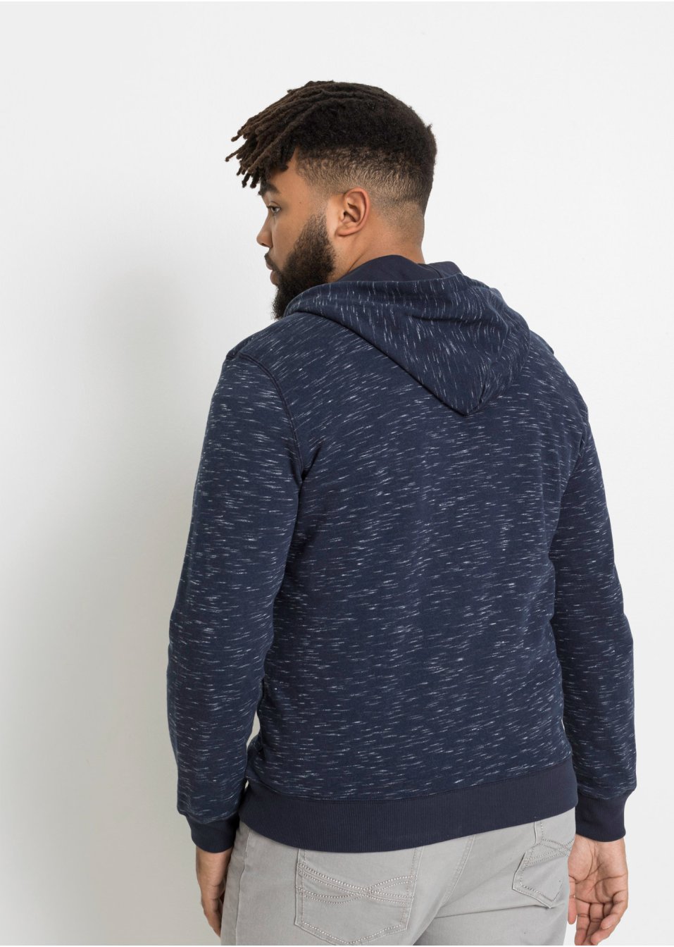 Gilet sweat à capuche