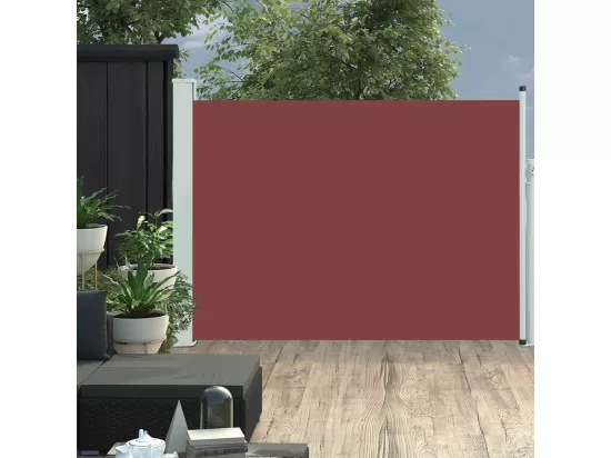 Auvent latéral rétractable de patio 120x500 cm Marron