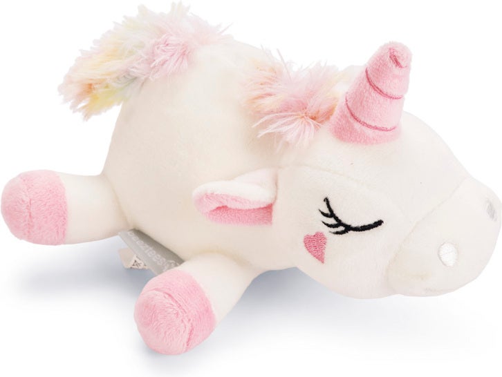Beeztees hondenspeelgoed knuffel eenhoorn Owen puppy wit 18 x 15 x 11,5 cm