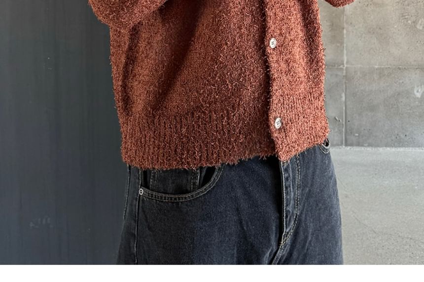 SeoulPop - Unisex effen vest met revers en knoopjes