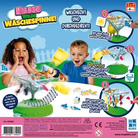 Hutter Trade Kinderspiel Hildes wilde Wäschespinne