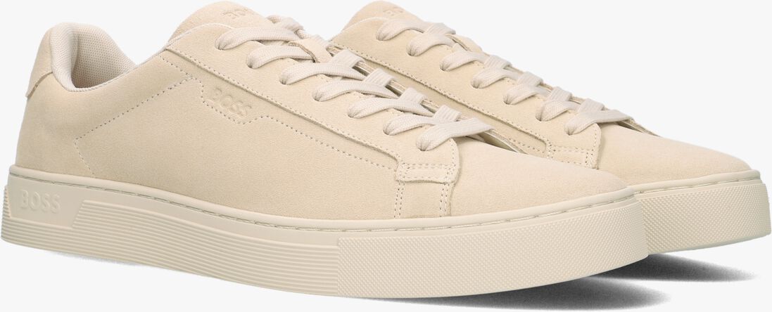 BOSS beige boss lage sneakers rhys_tenn