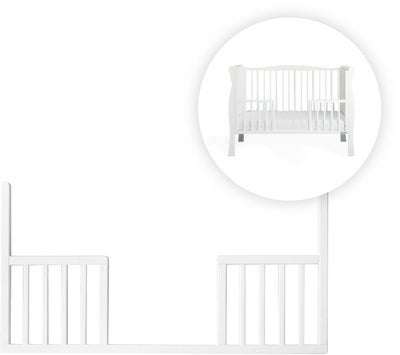 Woodies Noble Juniorlangside Sprinkelseng, Hvit