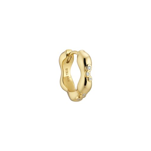 The Earring Shop Trinity Creol, Gold