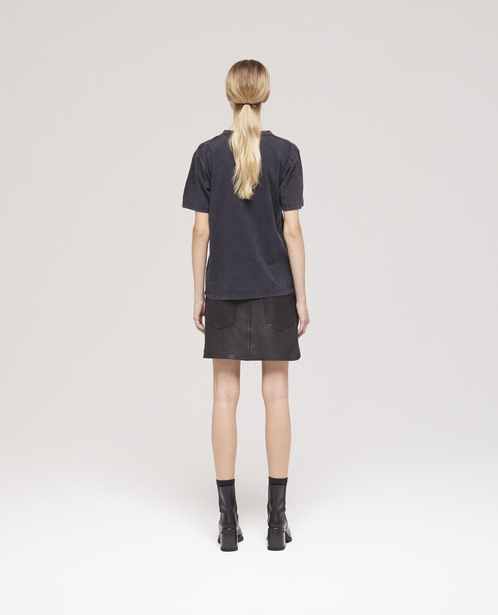 T-shirt sérigraphié skull