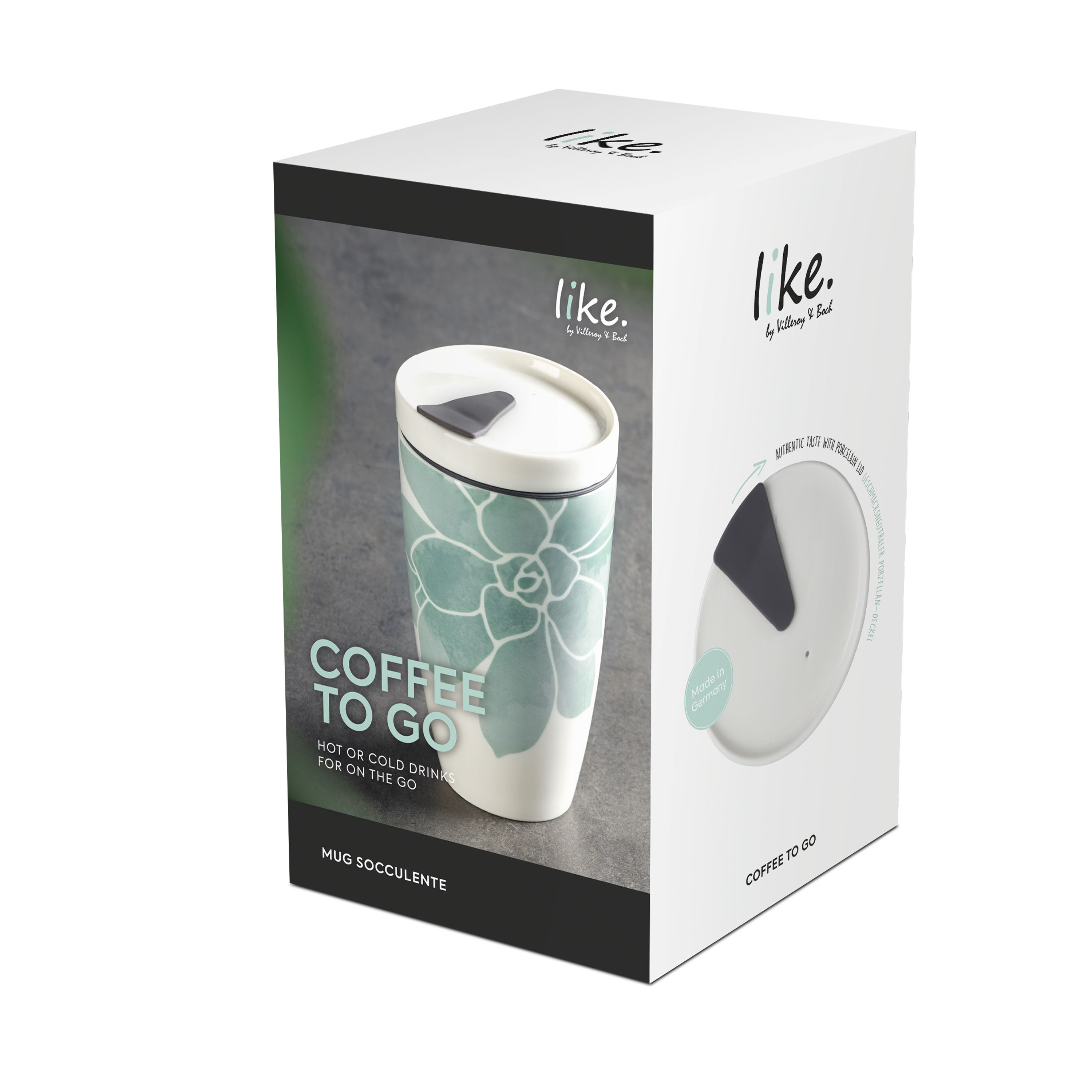 To Go Travel coffee mug Green, 11.9 oz
