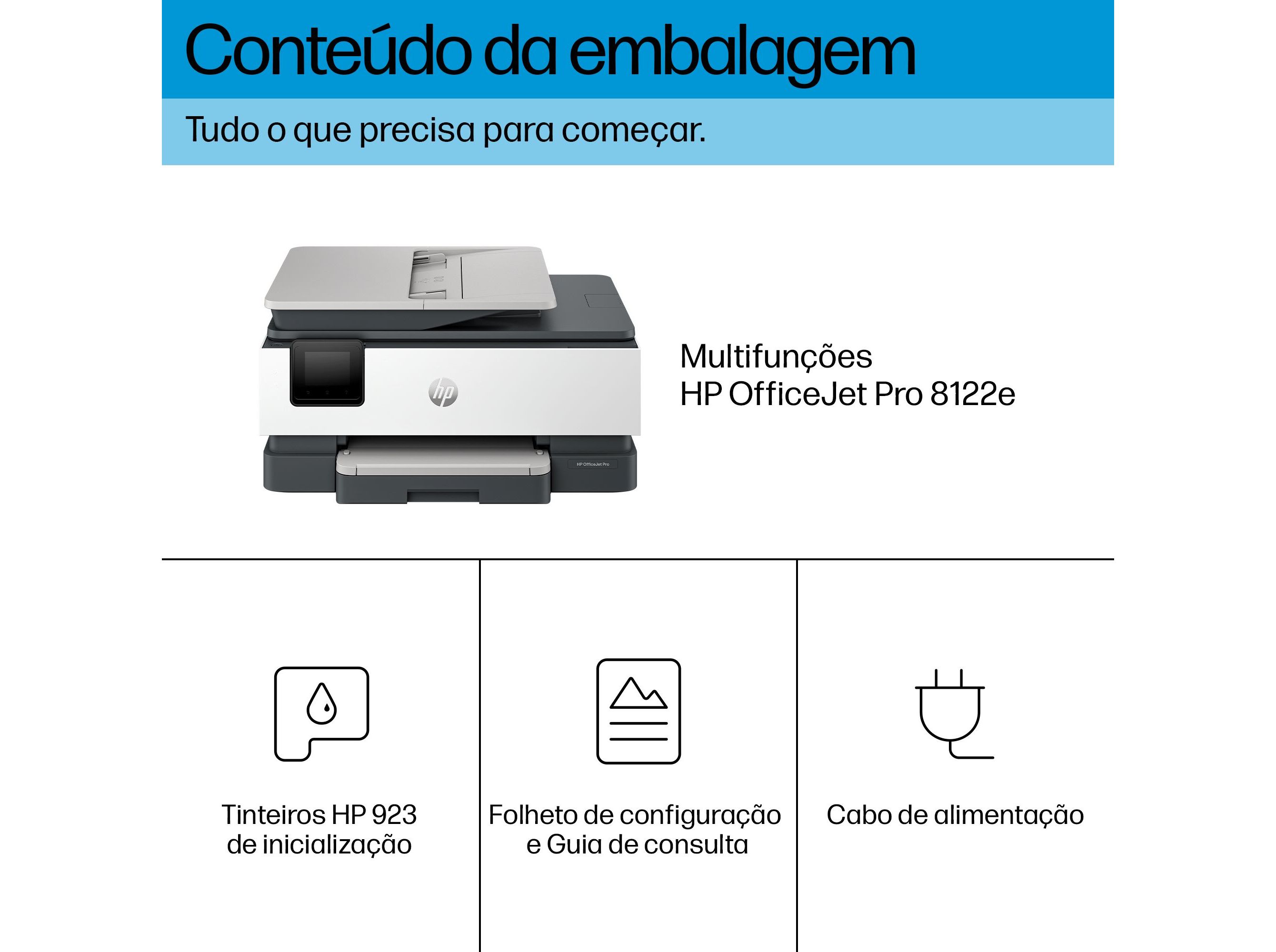 IMPRESSORA MULTIFUNÇÕES HP OFFICEJETPRO 8122E