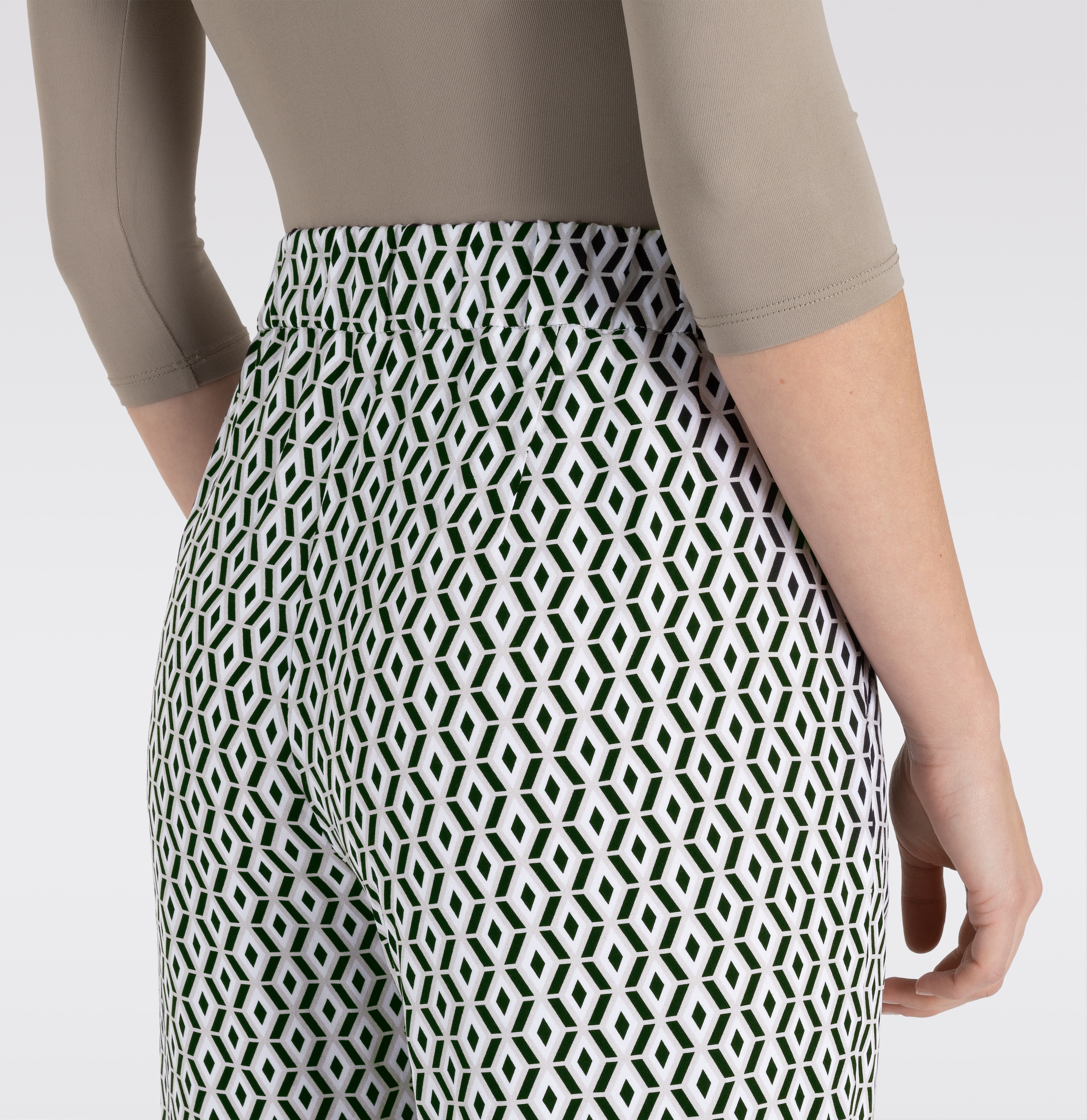 MAC 3/4-Hose »CHIARA CROPPED«  mit weitem, geradem Bein