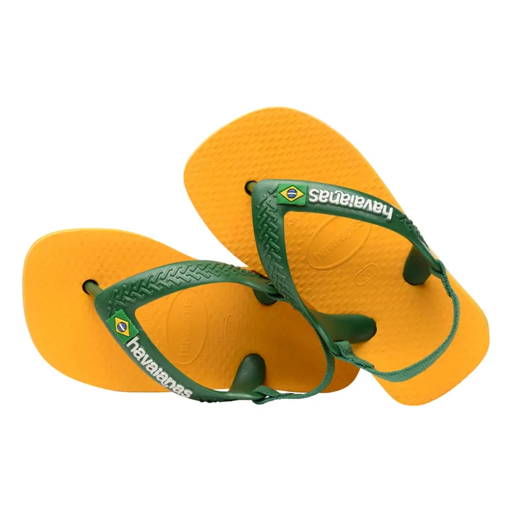 Havaianas Tongs Baby Brasil Logo | Jaune