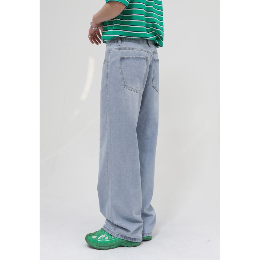 FAERIS - Hoge taille losse jeans
