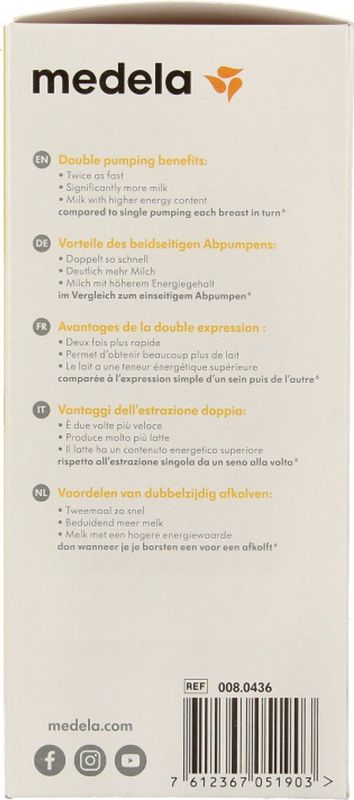 Medela PersonalFit™ Plus Symphony | Dubbele afkolfset-L (27mm)