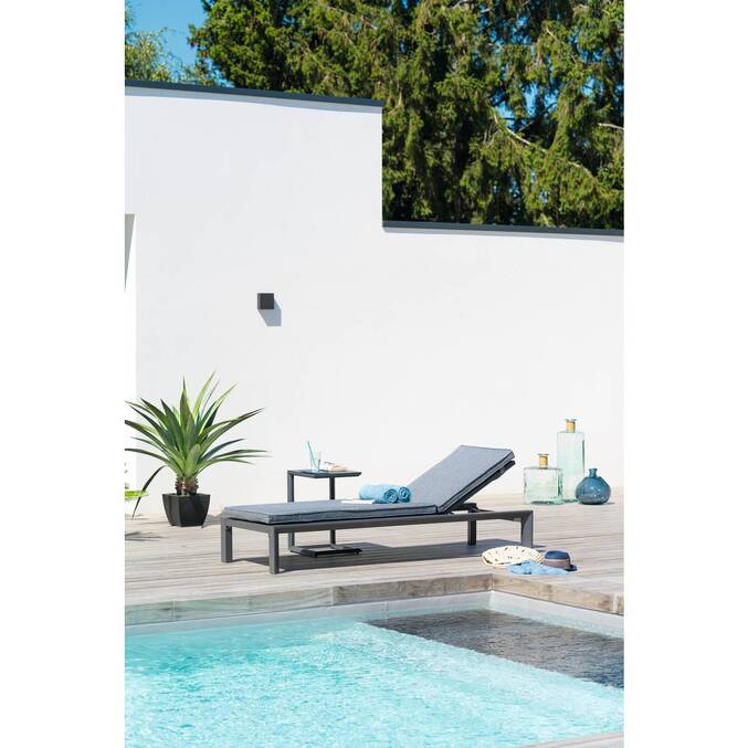 Lit de piscine ÉVASION Anthracite & Graphite