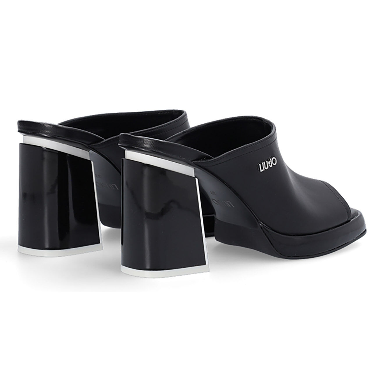 Liu-Jo Mules Clémence noires - Talon 10 cm