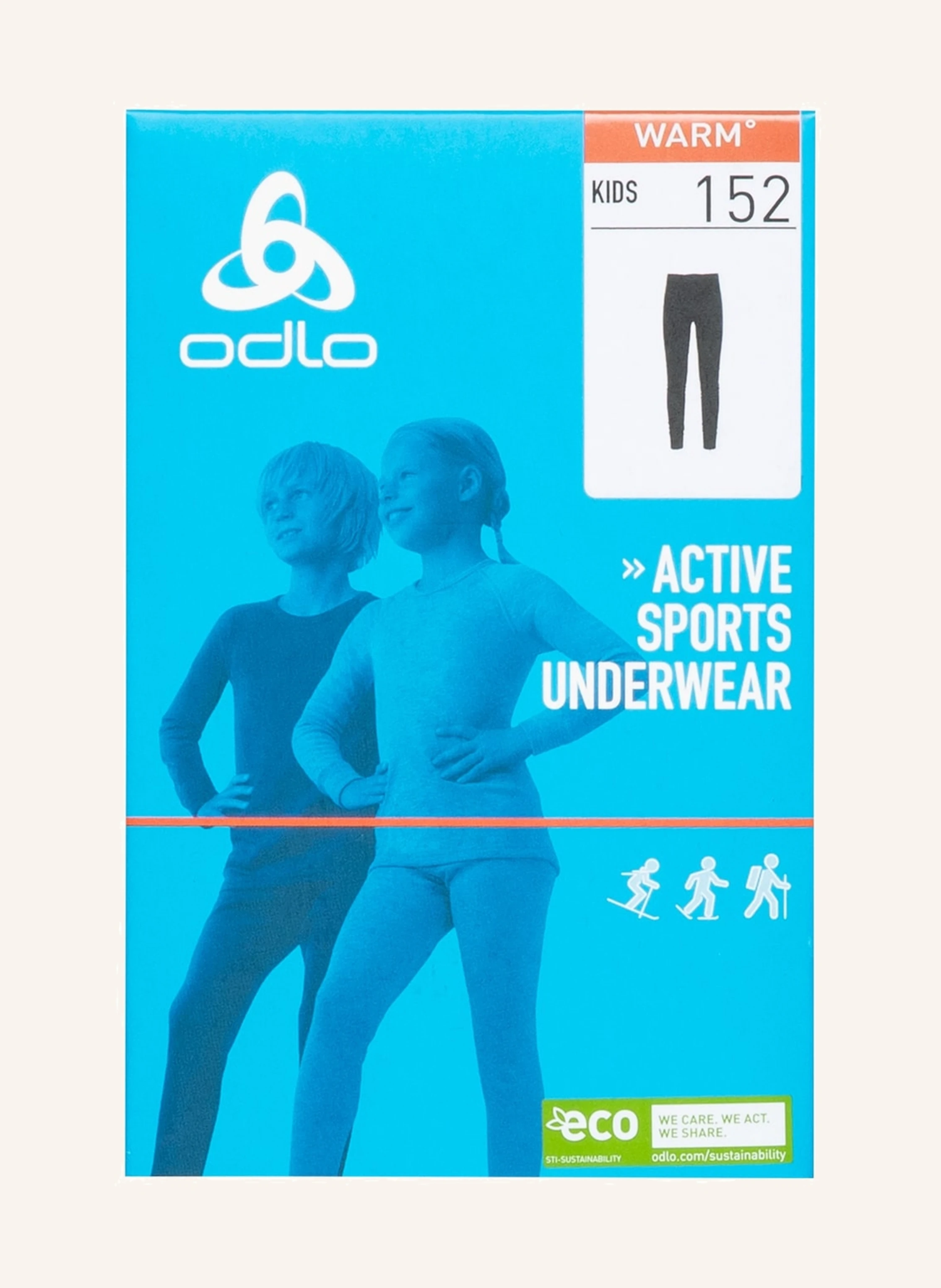 odlo Funktionswäsche-Hose ACTIVE WARM ECO