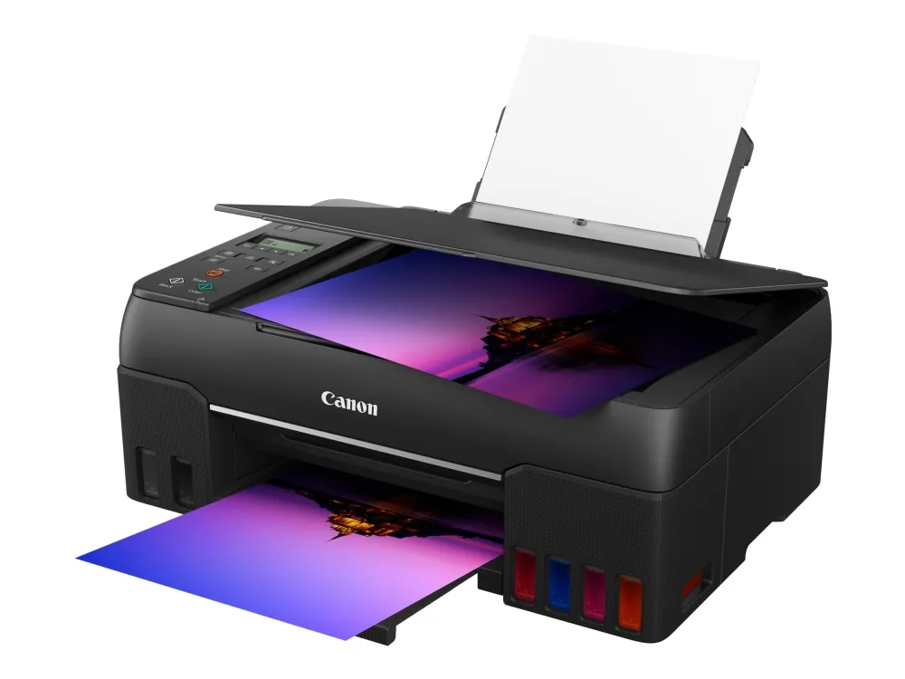 [OUTLET] - Canon PIXMA G650 - Multifunktionsprinter - farve - blækprinter - kan genopfyldes - A4 (210 x 297 mm), Letter A (216 x 279 mm) (original) - A4/Legal (medie) - op til 3.9 ipm (udskriver) - 100 ark - Wi-Fi(n), USB 2.0