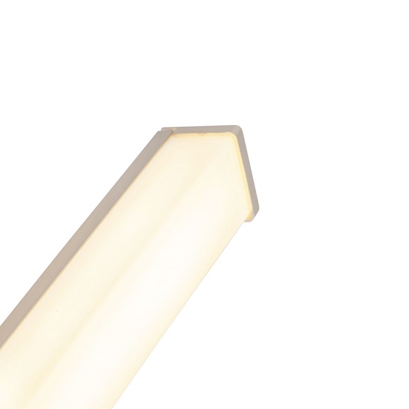 Moderne badkamer wandlamp staal 62 cm IP44 - Cascada