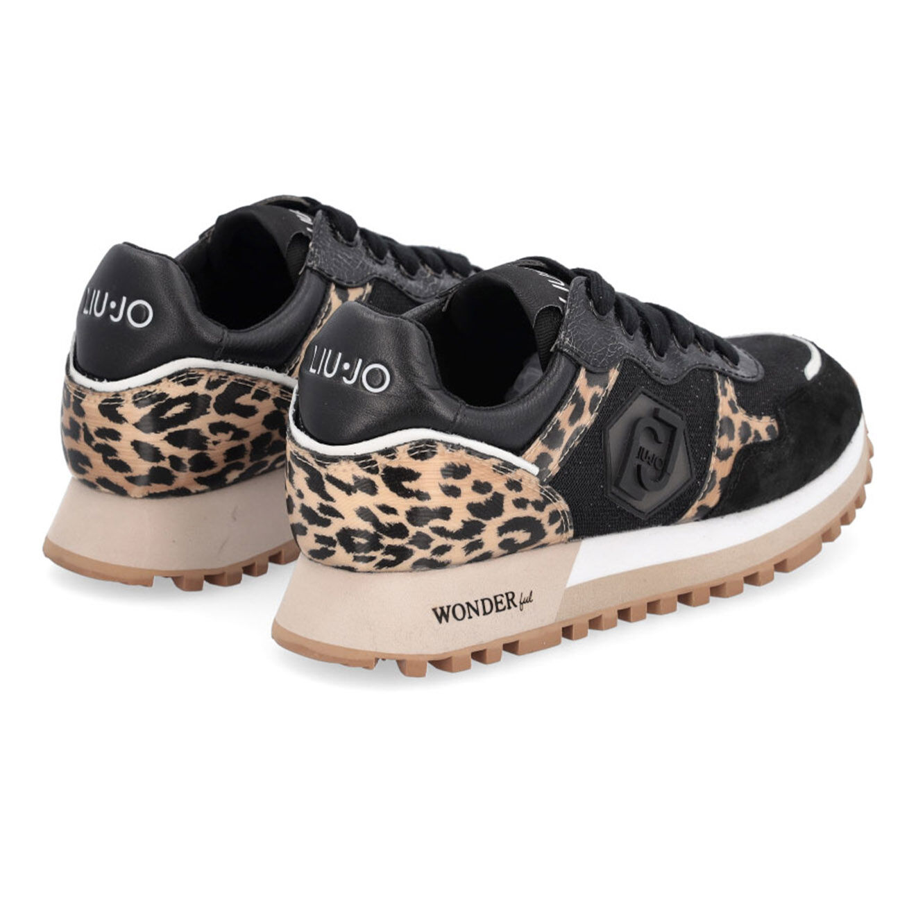 Liu-Jo Sneakers en Wonder noir/léopard