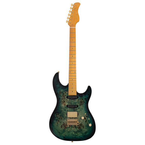 Larry Carlton S10 HSS Transparent Green