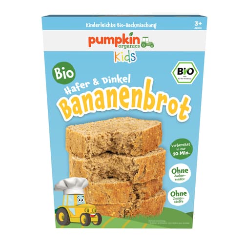 Pumpkin Organics - Bio Bananenbrot Hafer & Dinkel