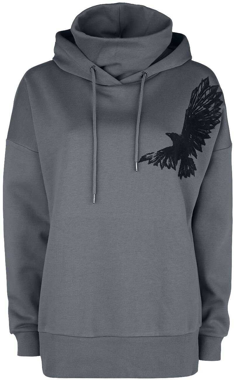 Sweat à Capuche avec Col Montant Intégré | Black Premium by EMP Sweat-shirt à capuche