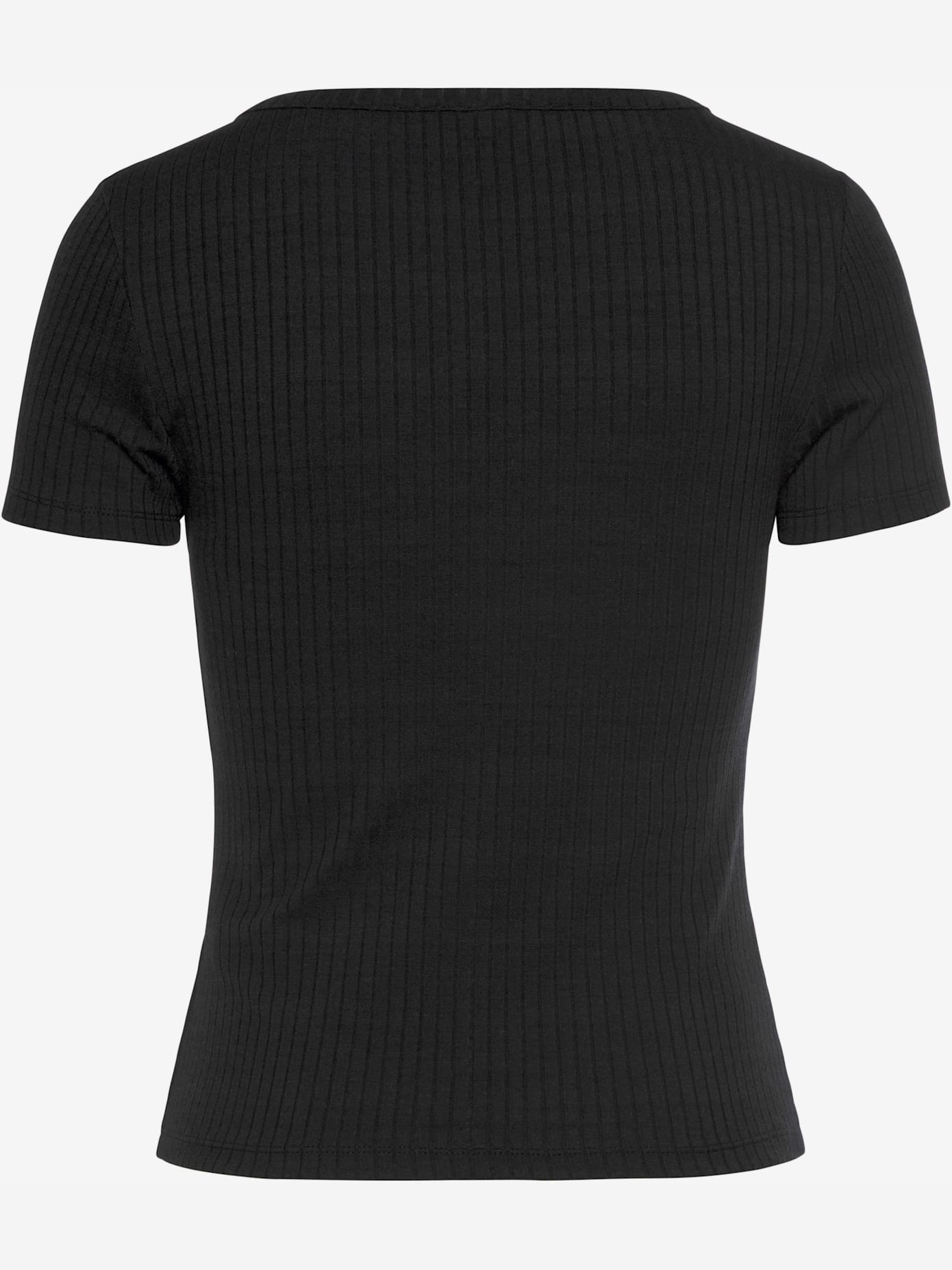 T-shirt à manches courtes encolure en v dégagée