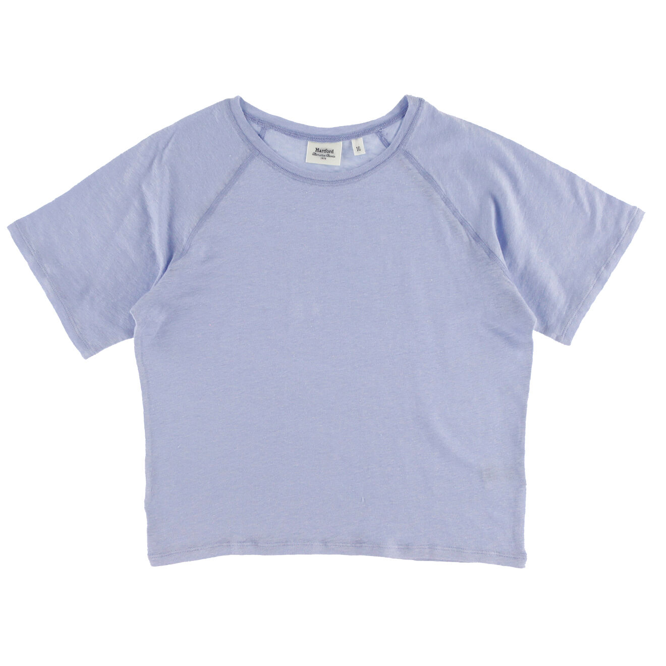 Hartford T-Shirt 100% Lin Thérèse bleu lavande
