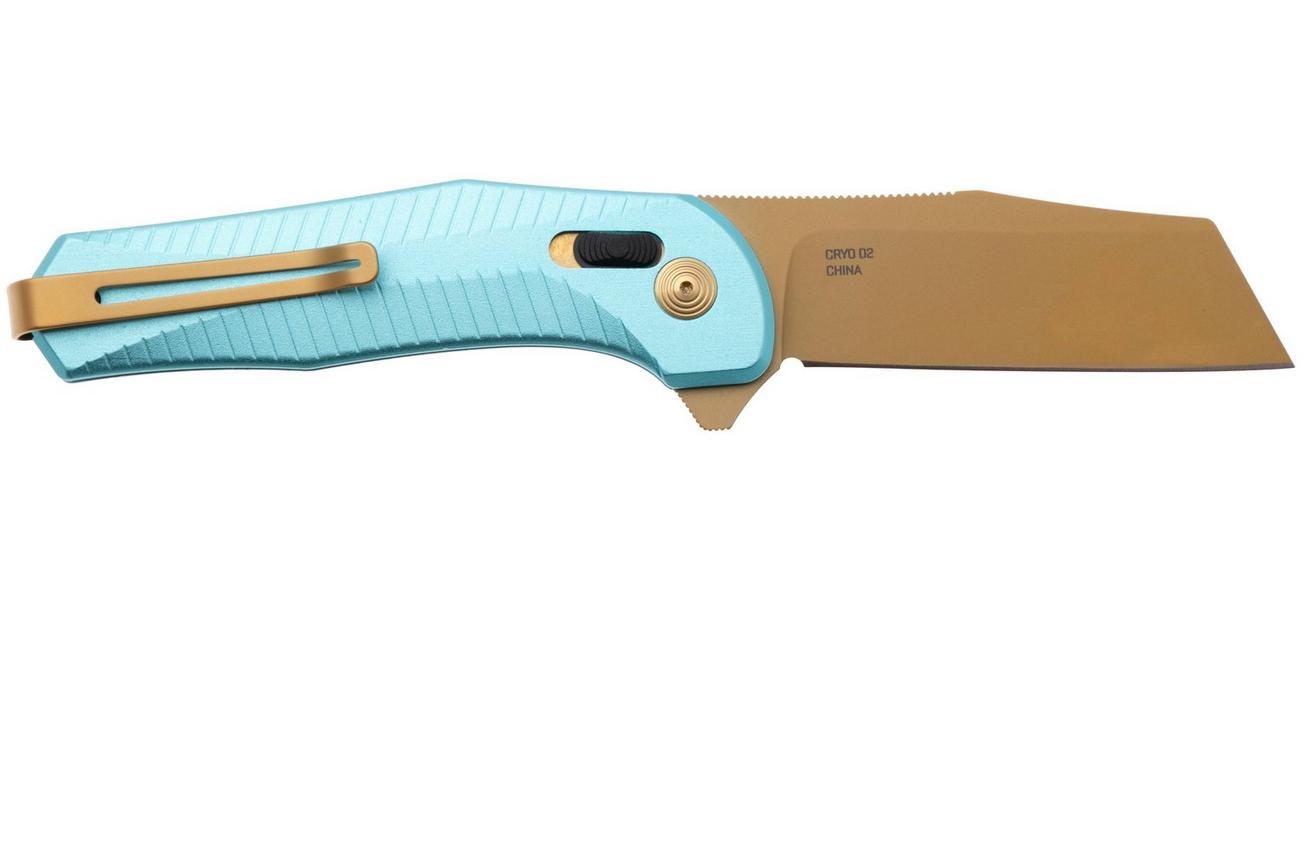 SOG Diverge XR 12-02-02-43, Gold PVD D2, Light Blue Aluminum zakmes