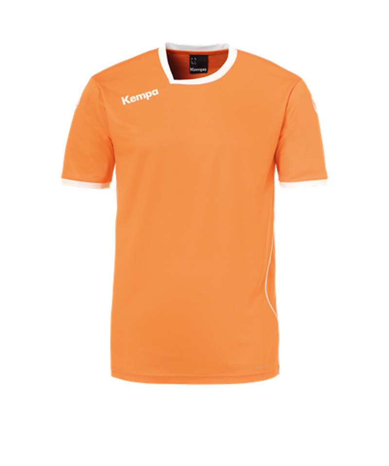 Kempa Curve Trikot T-Shirt Orange Weiss F10