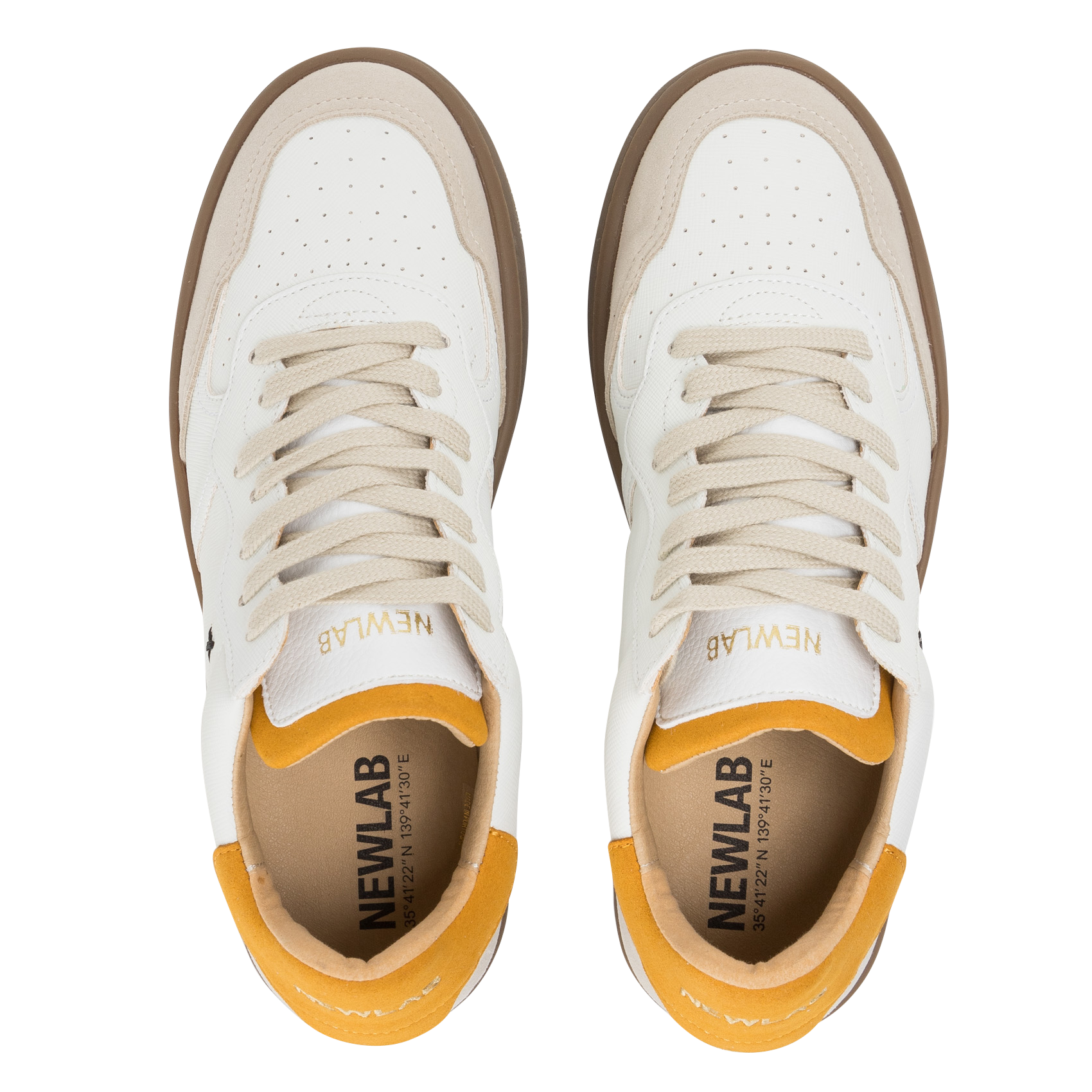NL11 - Baskets basses en cuir | Blanc