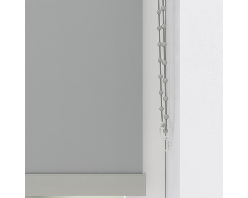 Soluna verduisterend rolgordijn met kleurgecoördineerd mechanisme, grijs V27, 60x190 cm