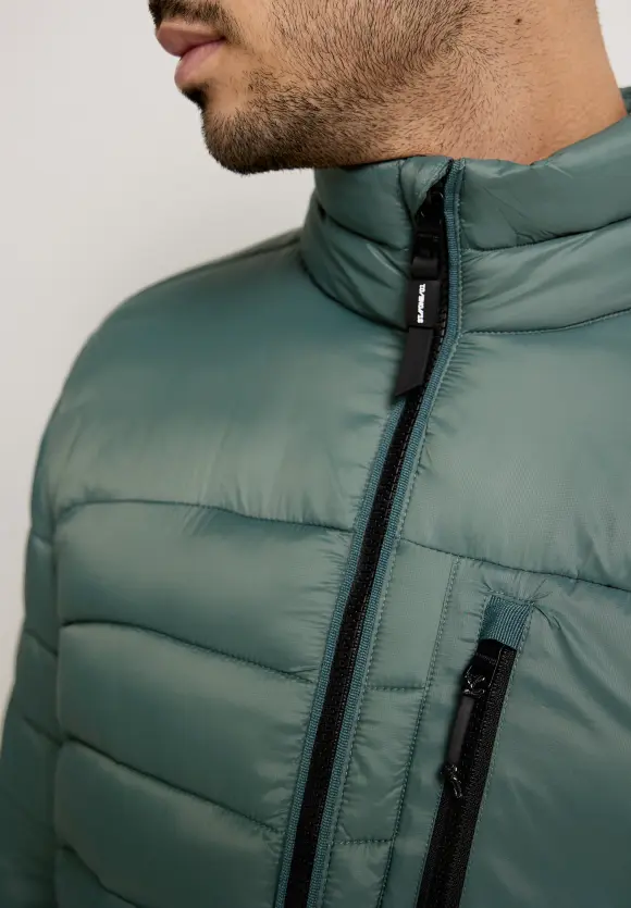 Leichte Steppjacke - ash green