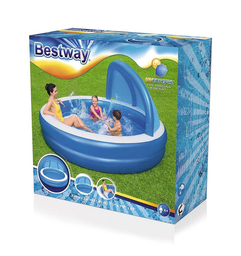 Piscina inflável familiar Bestway 241x241x140cm 54337