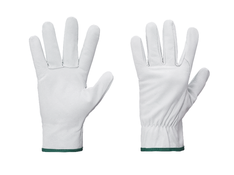 Leren tuinhandschoenen